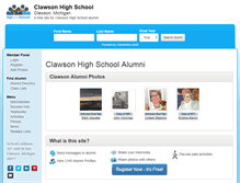 Tablet Screenshot of clawsonhighschool.org